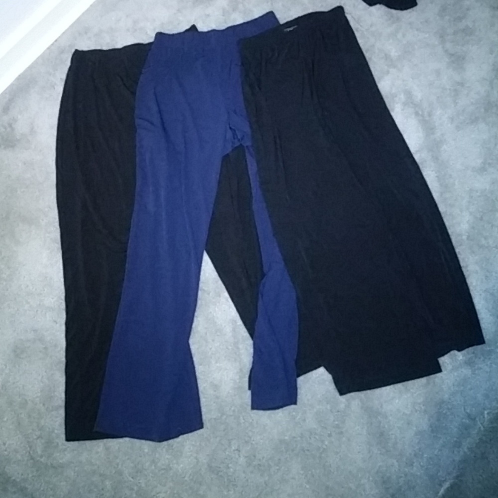 3 PAIRS OF PULL ON TROUSERS